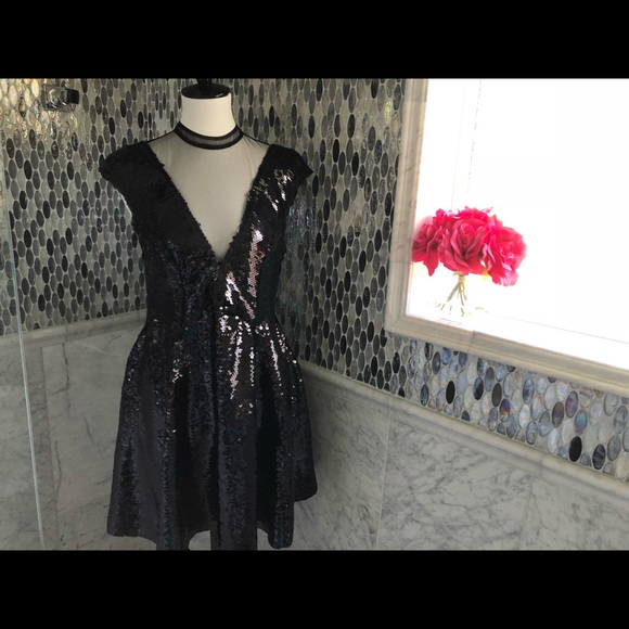 Free People dance till dawn sequin dress NWT - Picture 6 of 8